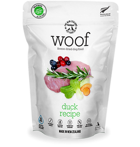 New Zealand Natural WOOF Dog Food Freeze Dried - DUCK