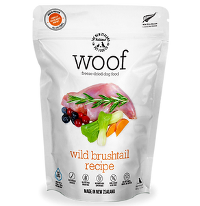 New Zealand Natural WOOF Dog Food Freeze Dried - WILD BRUSHTAIL