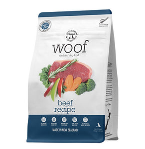 New Zealand Natural WOOF Dog Food Air Dried - BEEF