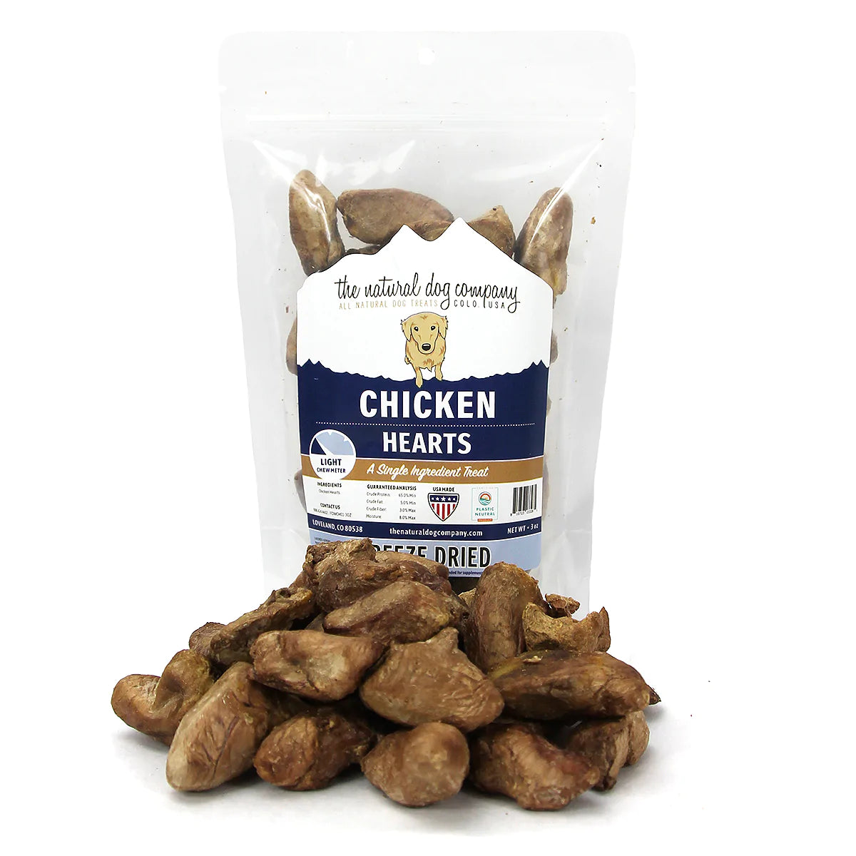 Chicken heart dog sales treats