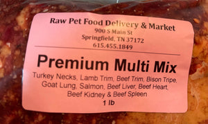 Premium Multi Mix ***NO CHICKEN*** 80/10/10 Heartsong Pet Products