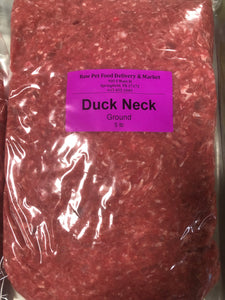 Duck Neck, Whole or Ground