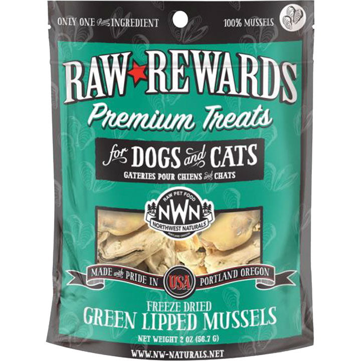 Freeze Dried New Zealand Green Mussels by Raw Rewards NWN
