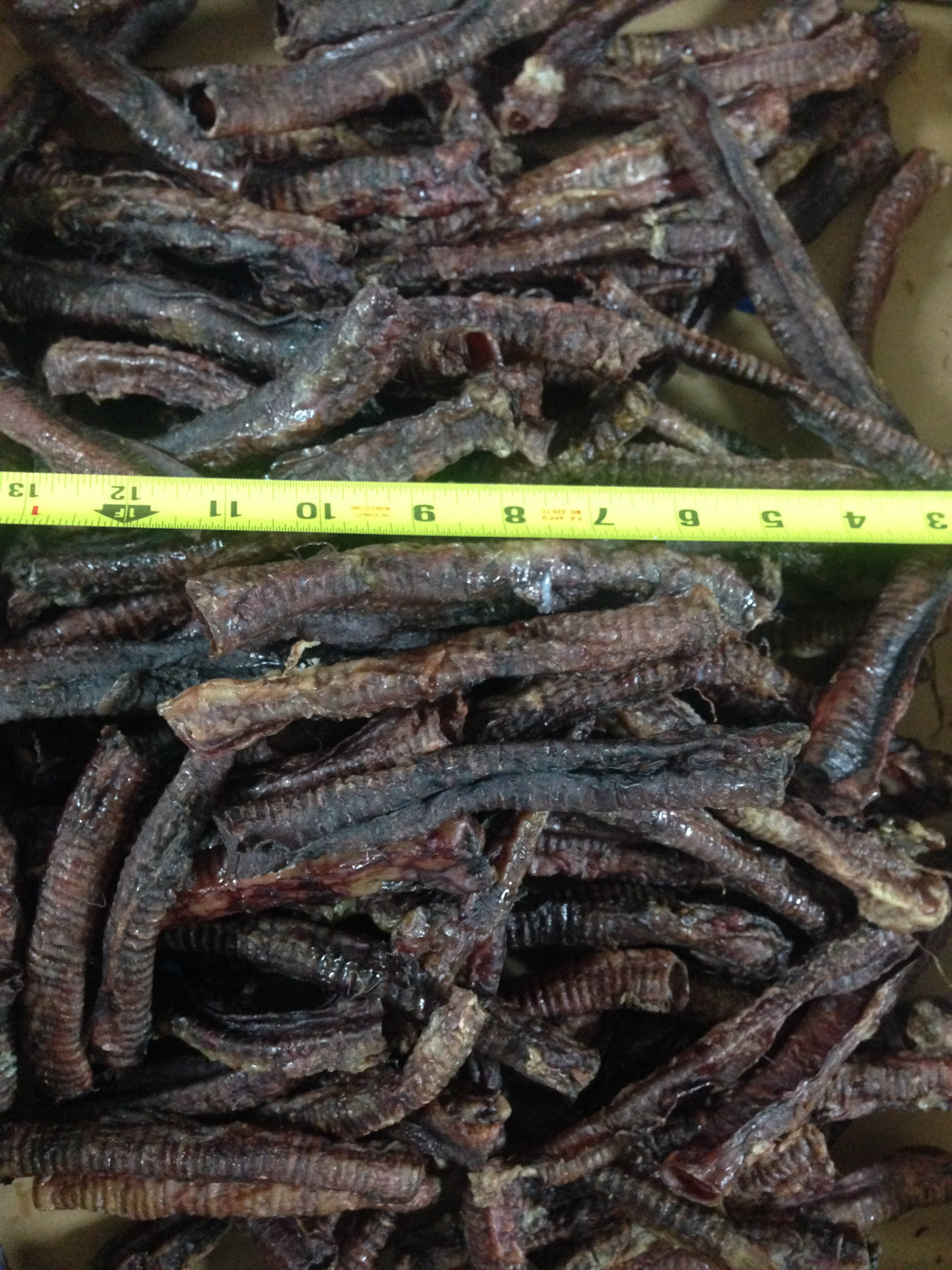 Goat Trachea, Whole Dehydrated Pet Candy