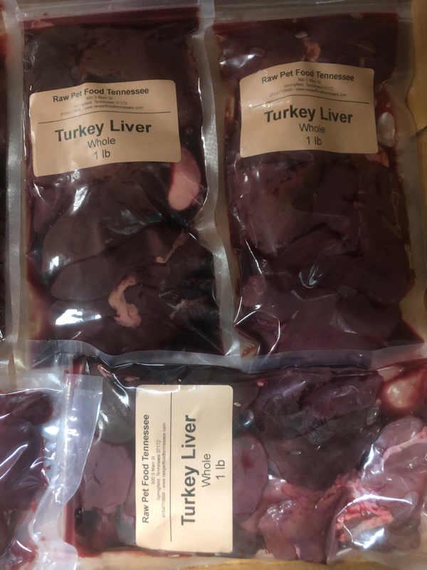 Turkey Liver, Whole or Ground