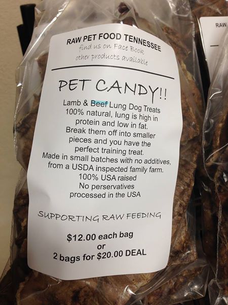 Lamb Lung **PET CANDY** Dehydrated Treat