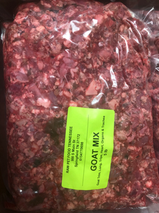 Goat Meat Mix, No Bone or Organ Heartsong Pet Products